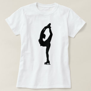 Girl figur skater shirt tee