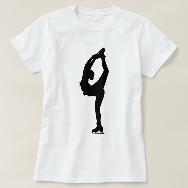 Girl figur skater shirt tee (Design framsida)