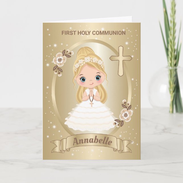 GIRL FÖRSTA HELIGANS GEMENSAMMA GREETKORT KORT (Framsida)