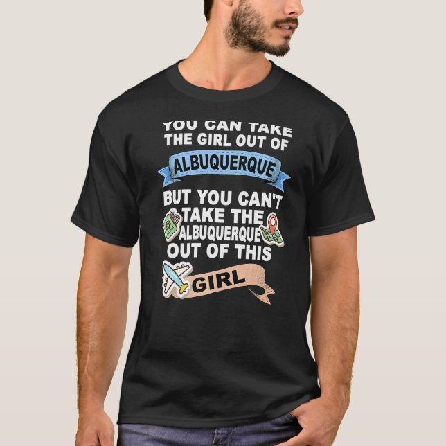 Girl från Albuquerque City T Shirt (Framsida)