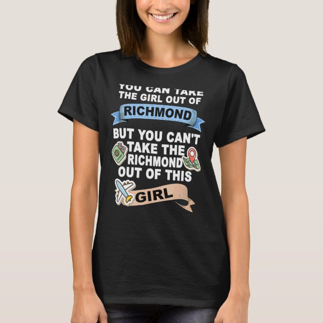 Girl från Richmond City T Shirt (Framsida)