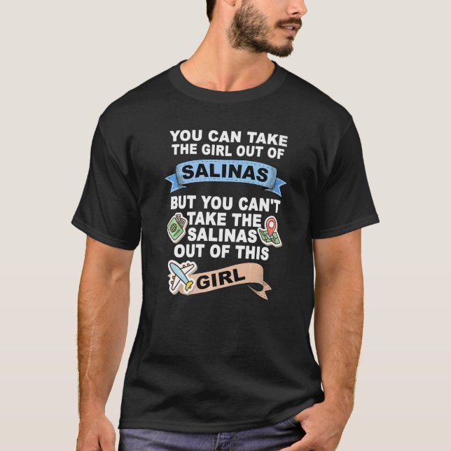 Girl från Salinas City T Shirt (Framsida)