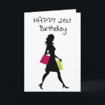GIRL FRIEND U SHOP SOM DIN 21=30ÅRS FÖDELSEDAG-KOR KORT<br><div class="desc">"21" ÄR EN SÅDAN "UNDERBARARE TID" I VARJE LIV OCH OM DU HAR EN VÄNNE,  FAMILJEMEDLEM ELLER MEDARBETARE SOM... . - HUR HAN KUNDE DETTA "CUTE CARD"?</div>