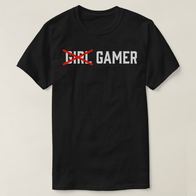 Girl Gamer Gamer Girl Gift T Shirt (Design framsida)