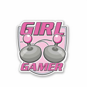 Girl Gamer Klistermärken