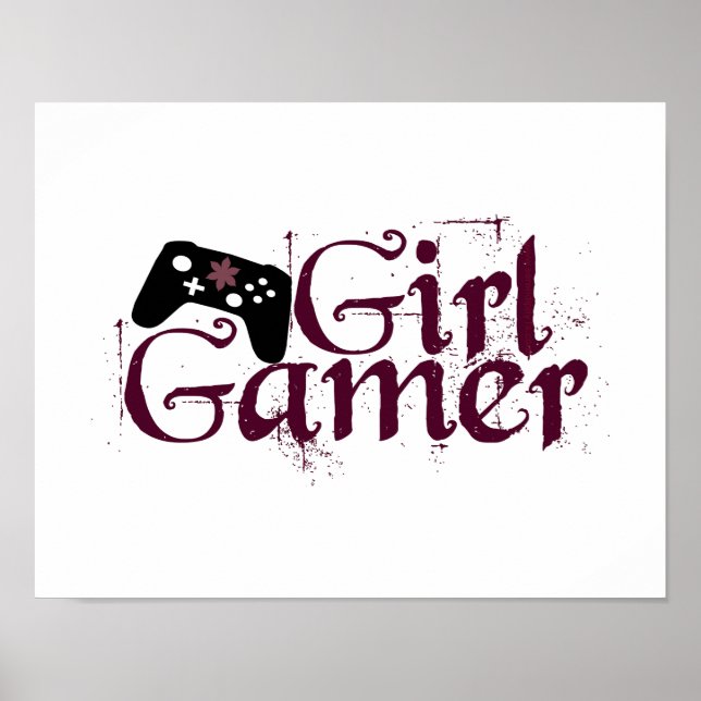 Girl Gamer Poster (Framsidan)