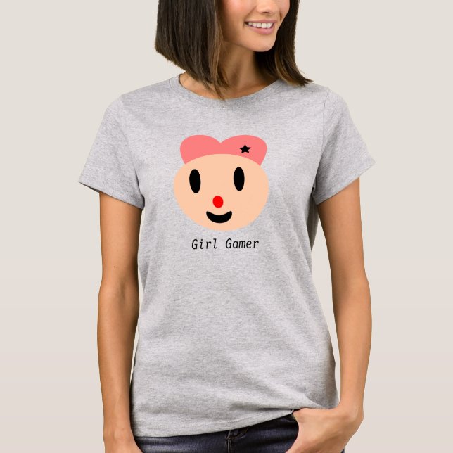 Girl Gamer T-shirt (Framsida)