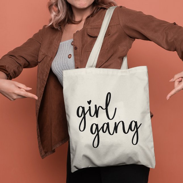 Girl Gang Cute Girl Modern Tygkasse (Skapare uppladdad)