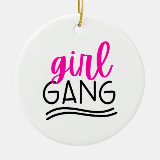 Girl Gang Julgransprydnad Keramik