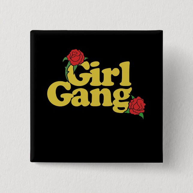 Girl Gang Knapp (Framsida)