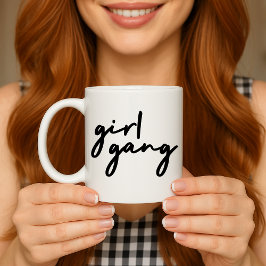 Girl Gang | Snyggt Modern Feminist Girl Power Kaffemugg
