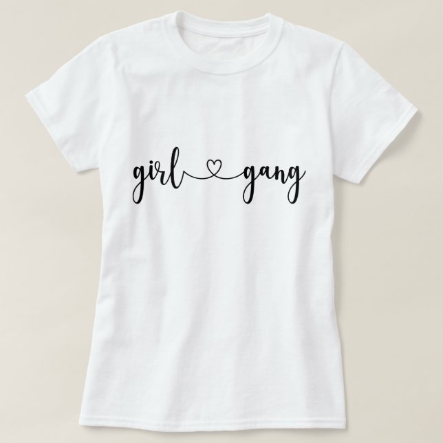 Girl Gang T Shirt (Design framsida)