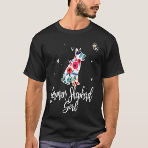 Girl German Shepherd T Shirt