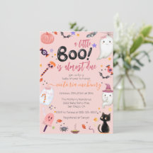 Girl Ghost Little Boo är skyldig Halloween Baby Sh
