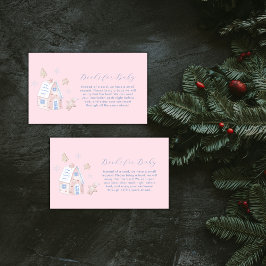 Girl Gingerbread Village Books For Baby Shower Tilläggskort