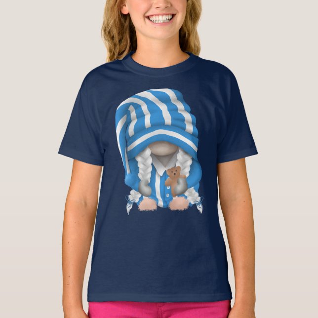Girl Gnome - T-Shirt (Framsida)