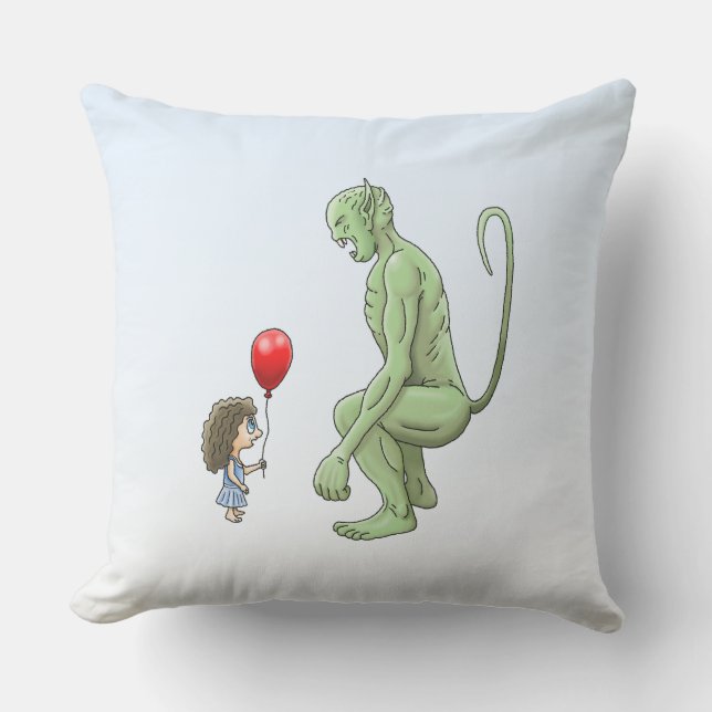 Girl & Goblin Kudde (Framsida)