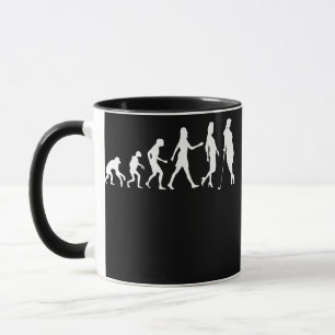 Girl Golfer Apparel Women Golf Player Evolution Mugg