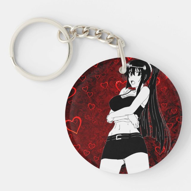 Girl Hearts Keychain (Framsidan)