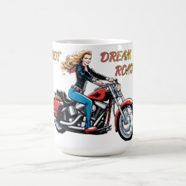 Girl Hett Dream Roads Kaffemugg