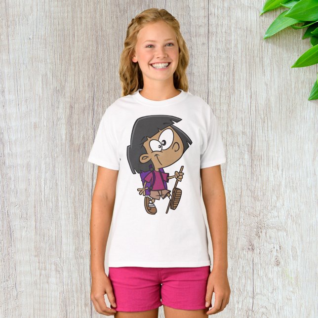 Girl Hiking T Shirt (Skapare uppladdad)