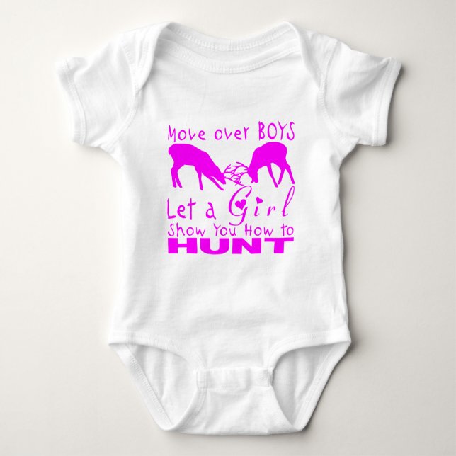 GIRL HJORT HUNTING T SHIRT (Framsida)