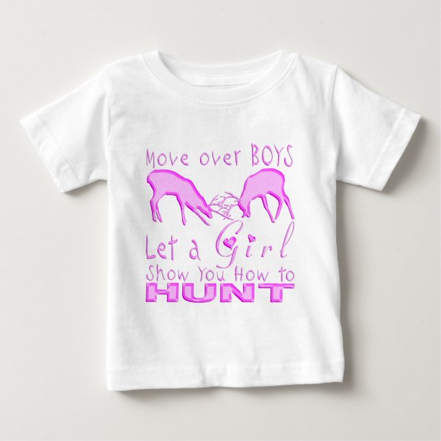 GIRL HJORT HUNTING TEE (Framsida)