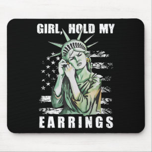 Girl hold my Earrings Statue Subtle ResistTrump H Musmatta