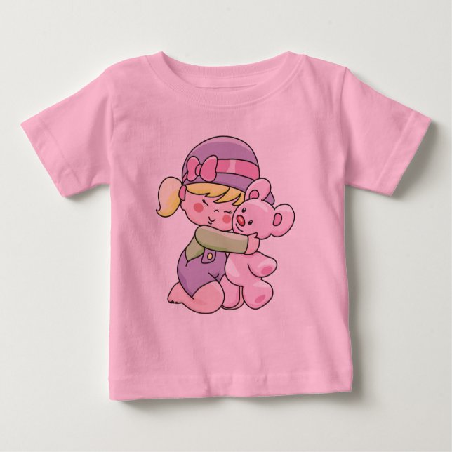 Girl Hugger Bear Tshirts och Gifts (Framsida)