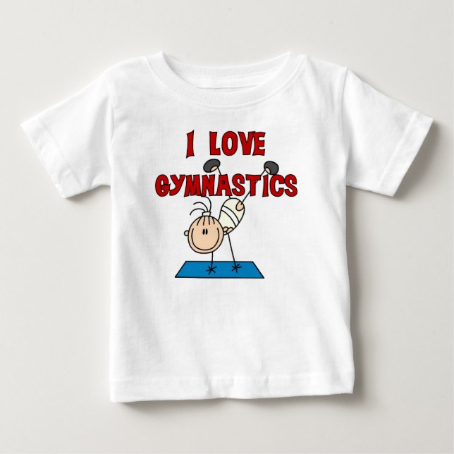 Girl I Kärlek Gymnastics T-shirt (Framsida)