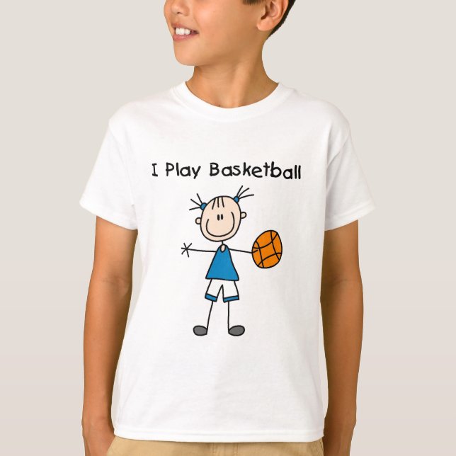 Girl I Play Basketball Tshirts and Gifts (Framsida)