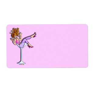 GIRL IN A MARTINI GLASS (Rosa LABELS) Fraktsedel