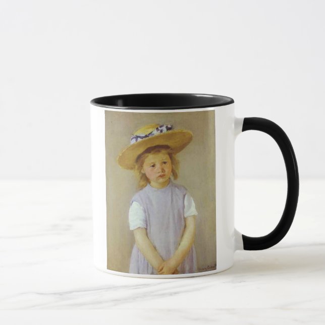 Girl in A Straw Hat, Mary Cassatt Mugg (Höger)