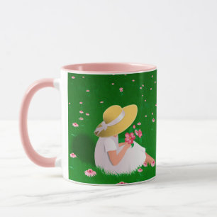 Girl in Grass Mugg