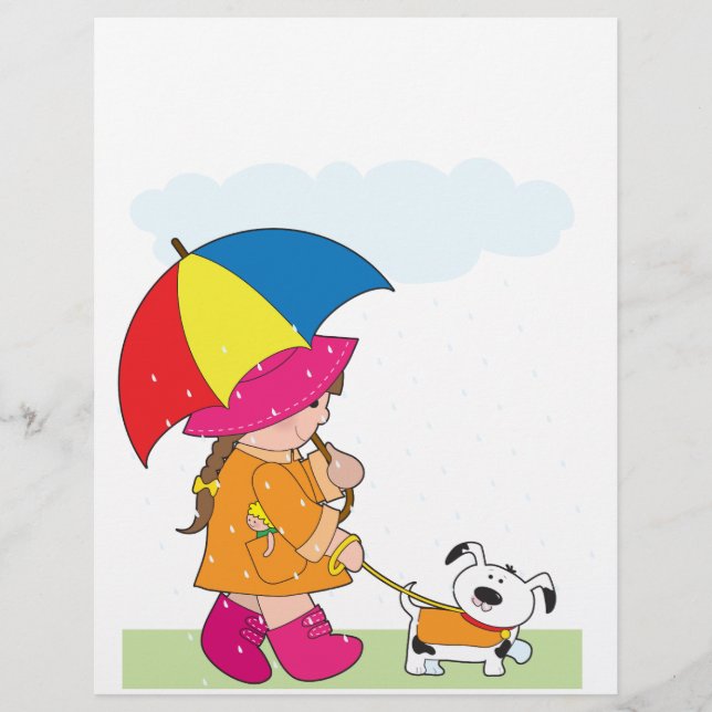 Girl in Rain (Framsida)
