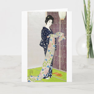 Girl in Summer Costume, Goyō Hashiguchi Kort