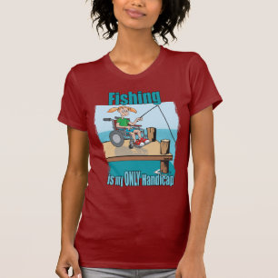 Girl in WheelSchool Fishing T-shirt