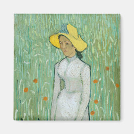Girl in White av Vincent van Gogh Magnet