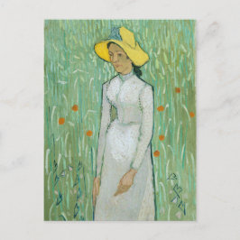 Girl in White av Vincent van Gogh Postcard Vykort