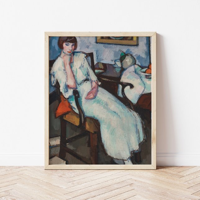 Girl in White | Samuel John Peploe Poster (Skapare uppladdad)