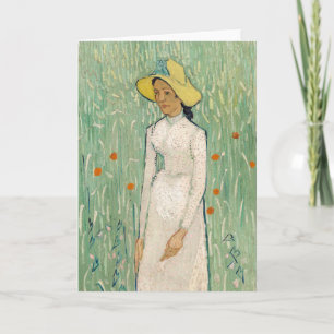 Girl in White Vincent van Gogh Kort