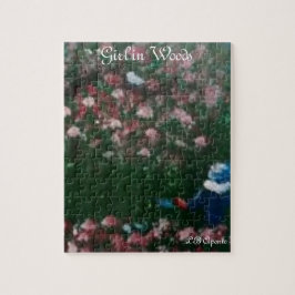 Girl in Woods jigsaw puzzle Pussel