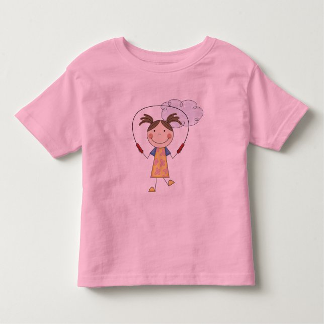 Girl Jumping Rope T-shirts and Gifts (Framsida)