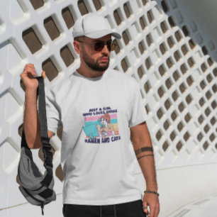 Girl Kärlek Anime och Ramen T Shirt