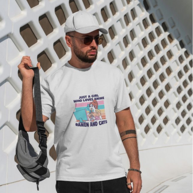 Girl Kärlek Anime och Ramen T Shirt (Skapare uppladdad)