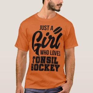 Girl Kärlek Tonsil Hockey Vuxen humor Slogan C T Shirt