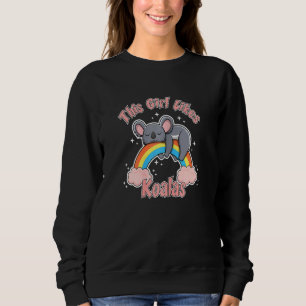 Girl Likes Koalas Cute Funny Australian Koala Bear T Shirt