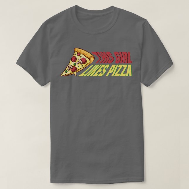 Girl Likes Pizza Hobby Pizza Chef Premium T Shirt (Design framsida)