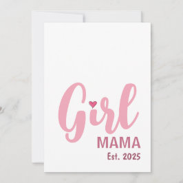 Girl Mama Est. Personalized Gift Kort