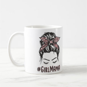 Girl Mamma Messy Bun Girl Mamma Gifts Kaffemugg